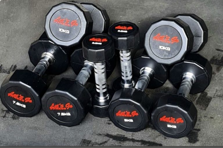 PACK 1  MANCUERNAS 12SIDE PAR 2.5KG - 5KG - 7.5KG - 10KG