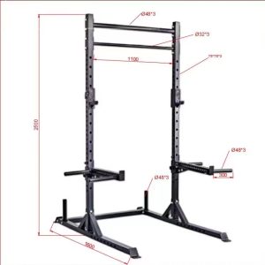 BOSS COMMERCIAL HALF RACK SQUAT ELITE