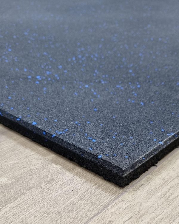PALMETA DE CAUCHO 1x1 MT - 15 MM CON PINTAS AZULES