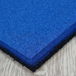 PALMETA DE CAUCHO 50x50 CM - 20 MM COLOR AZUL