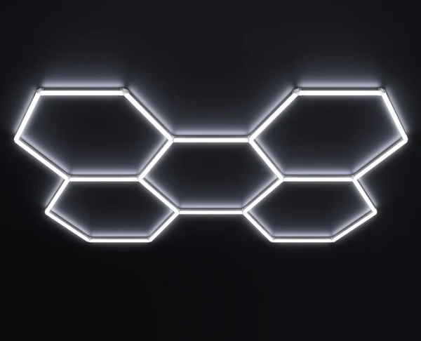 LUZ LED RGB 5 HEXÁGONOS
