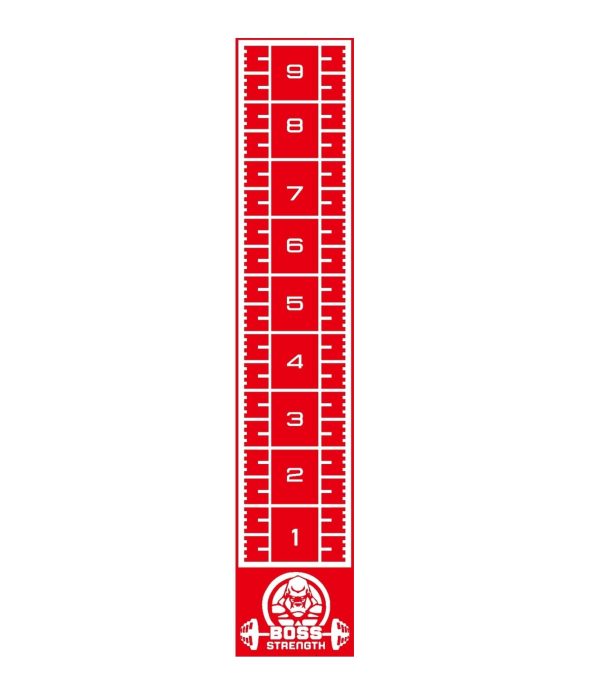 PASTO SINTETICO DEMARCADO BOSS STRENGTH ROJO 10X2 MT – 20 MM