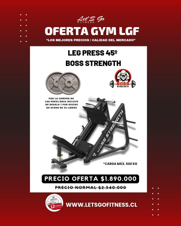LEG PRESS 45º  BOSS STRENGTH