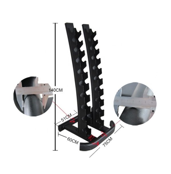 SET MANCUERNAS HEXAGONALES DE 1-10 KG CON SOPORTE VERTICAL BOSS STRENGTH