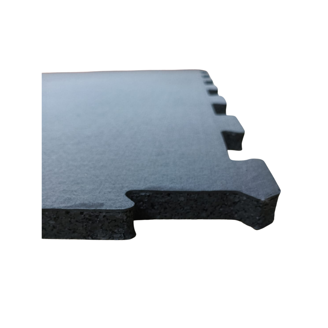 PALMETA DE CAUCHO INTERLOCK 15MM NEGRA