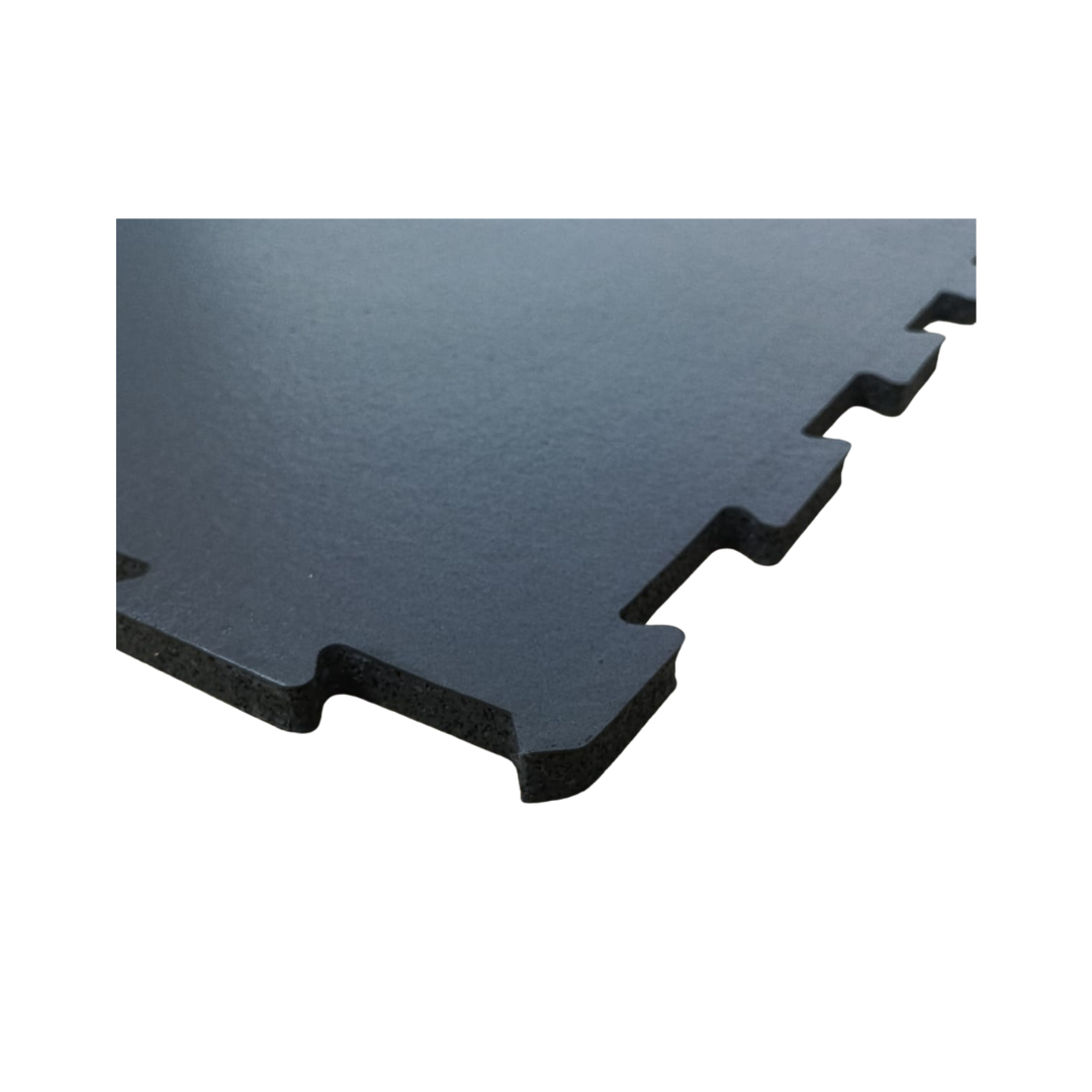 PALMETA DE CAUCHO INTERLOCK 15MM NEGRA