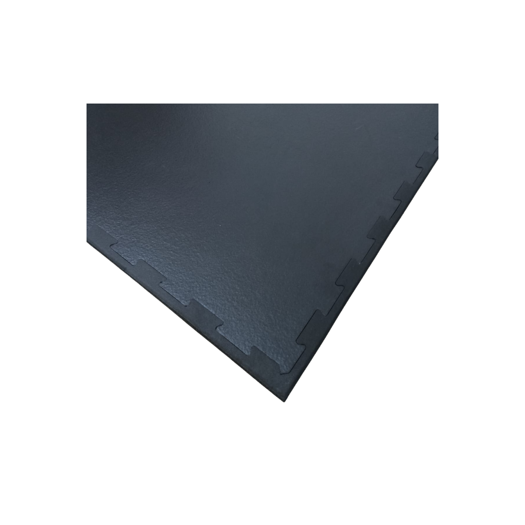 PALMETA DE CAUCHO INTERLOCK 15MM NEGRA