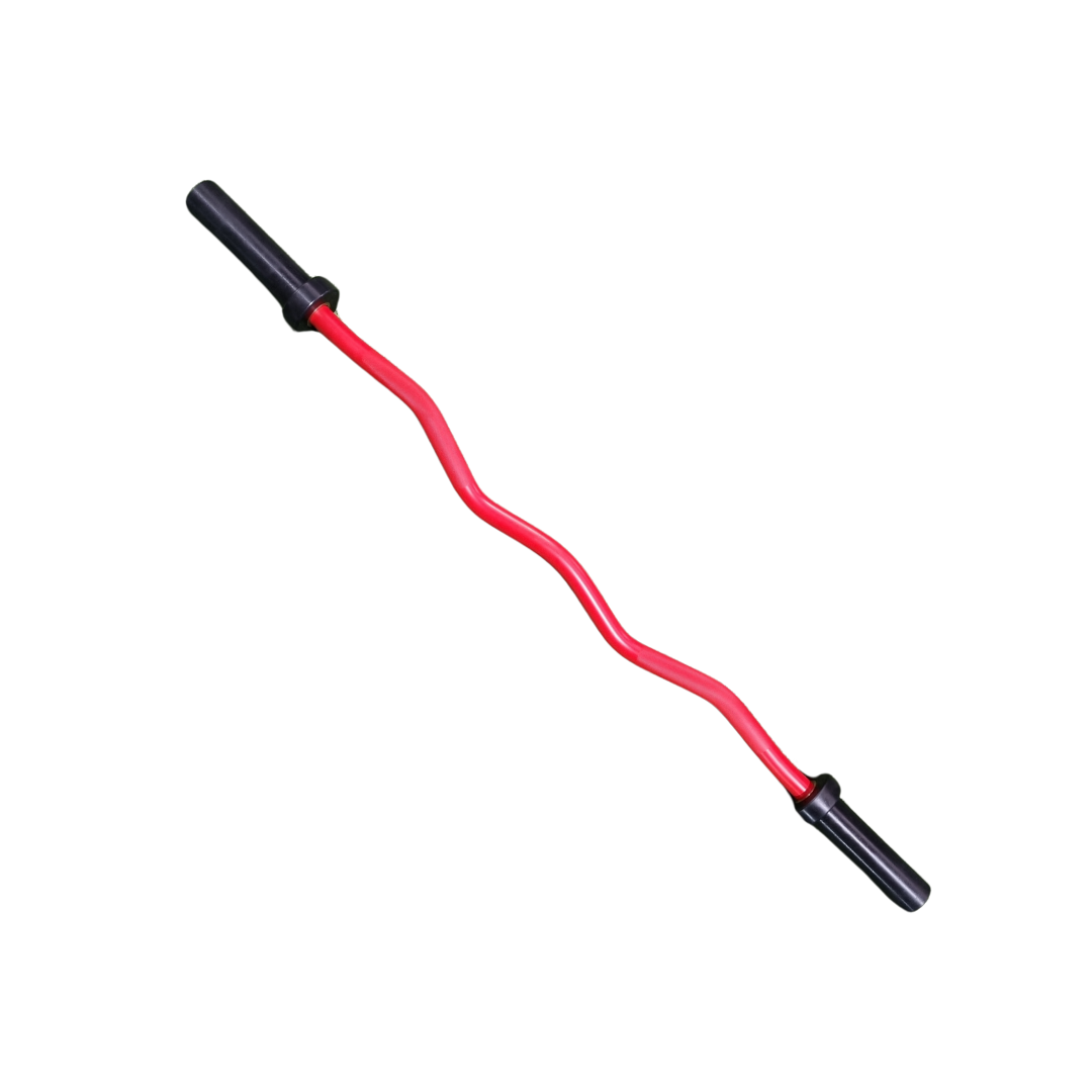 BOSS STRENGTH Barra Z Olimpica Corta 1.20mt Cerakote Red 400 Lbs/ Modelo 2