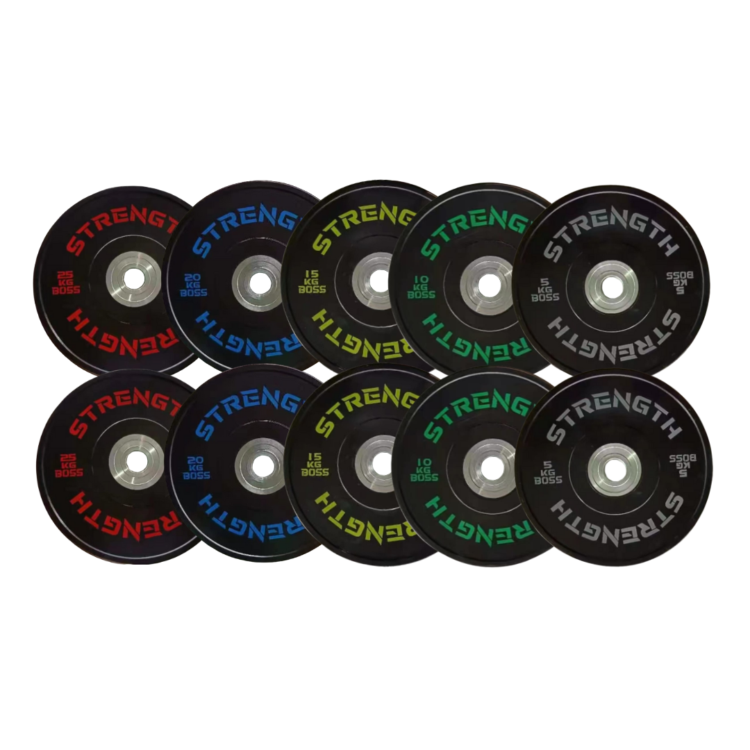 BOSS STRENGTH Set Discos Bumpers Elite 5 - 25 Kg