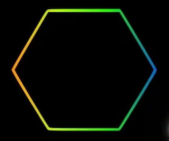Luz Led Rgb 1 Hexágono