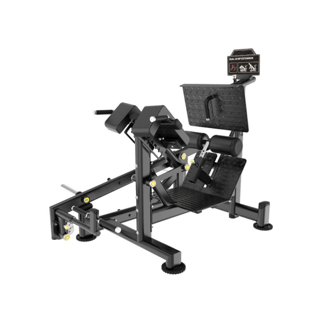 STRENGTH Dual 45° Hiperextensiones Glúteos Espalda Isquiotibiales