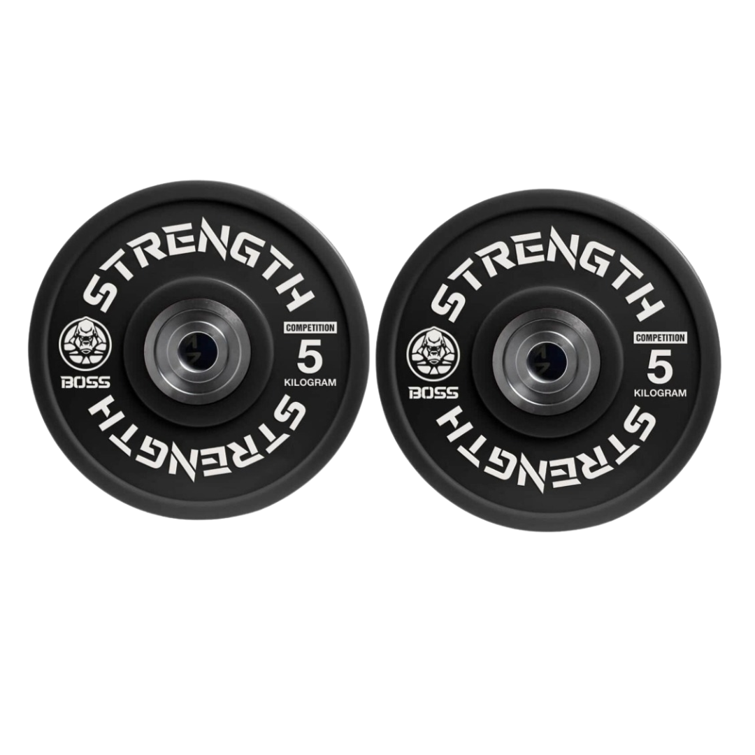 BOSS STRENGTH Par Discos Olímpicos Urethane Bumpers