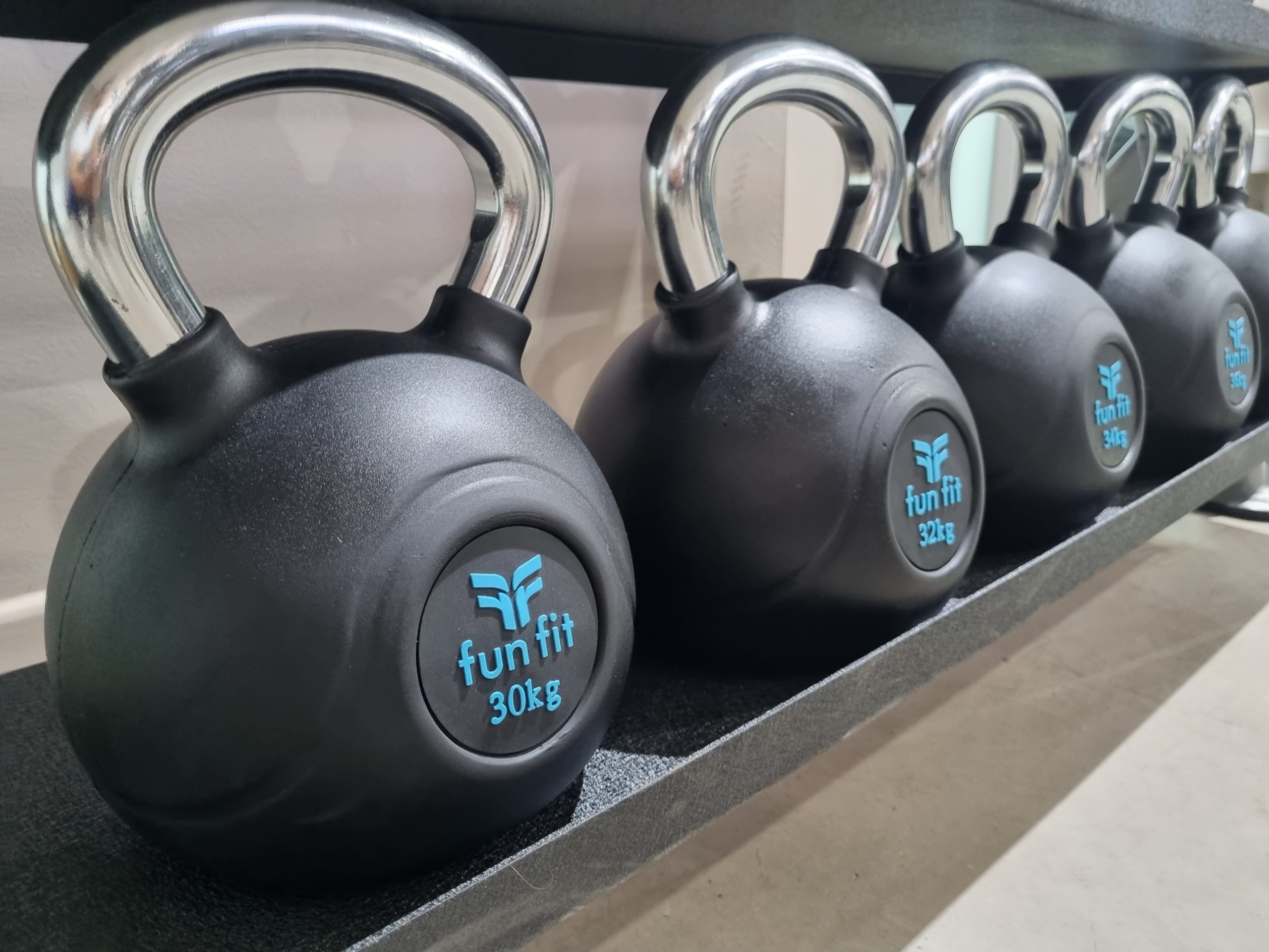 FUN FIT Kettlebells Rubber - Imagen 2