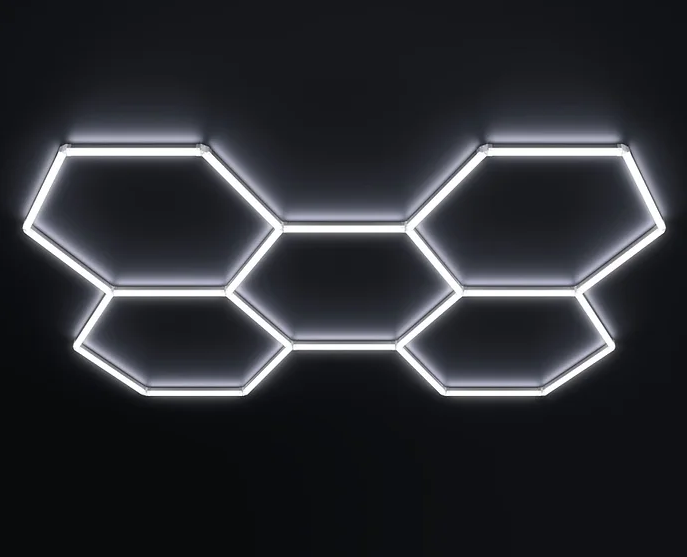 Luz Led Rgb 5 Hexágonos