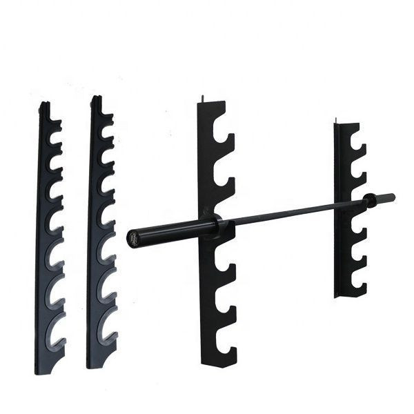 LETS GO FITNESS Porta Barras Olimpico Anclaje De Pared 8pcs