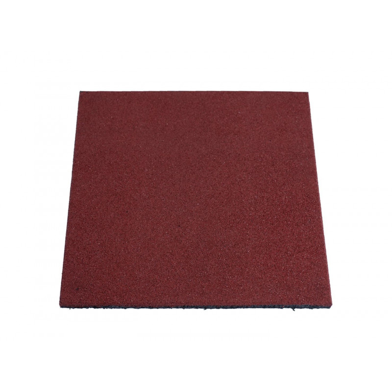 Palmeta De Caucho 1x1 Mt - 15 Mm Rojo