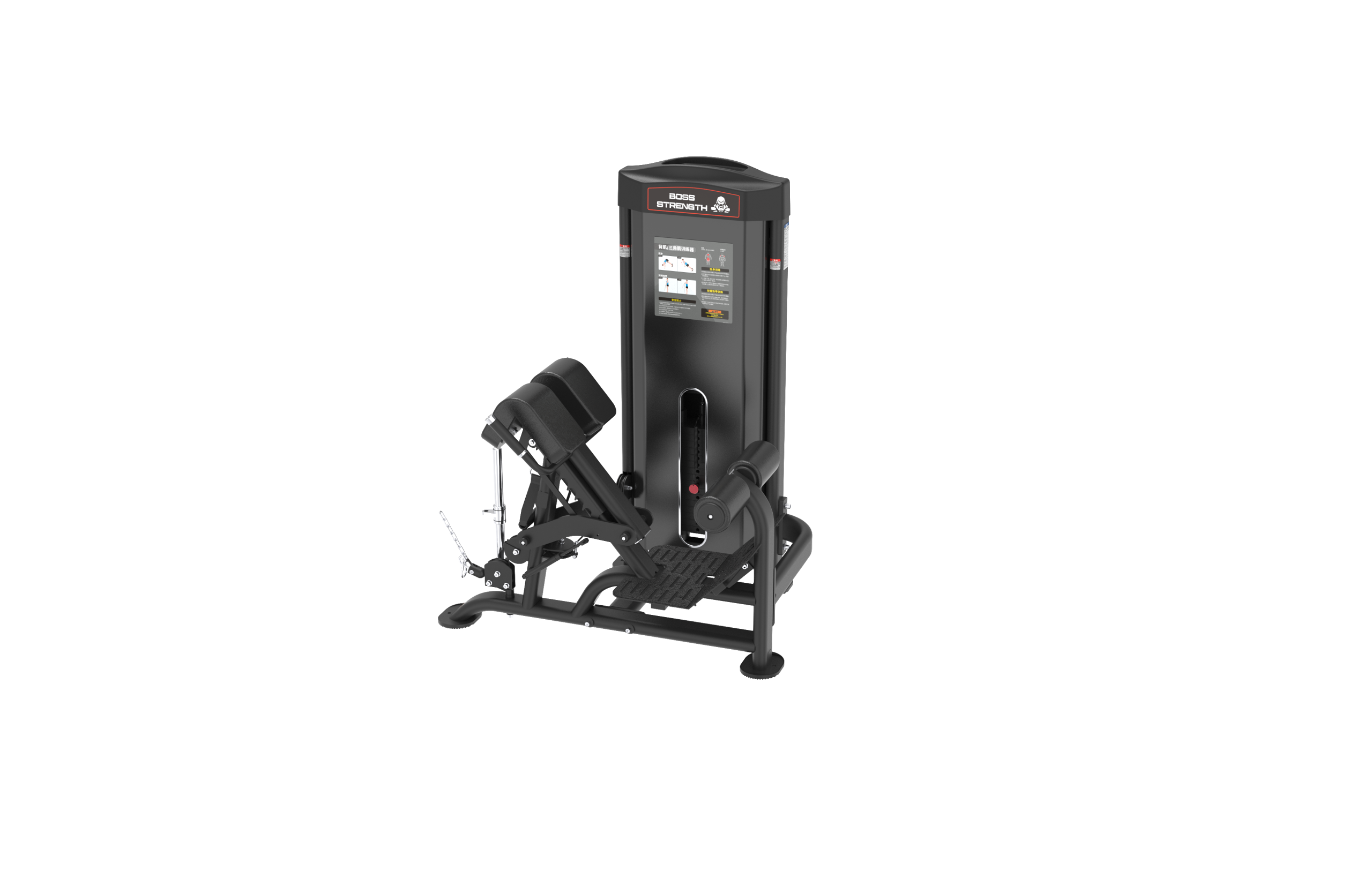 BOSS STRENGTH Dual 45° Hiperextensiones Glúteos Espalda Isquiotibiales - Imagen 2