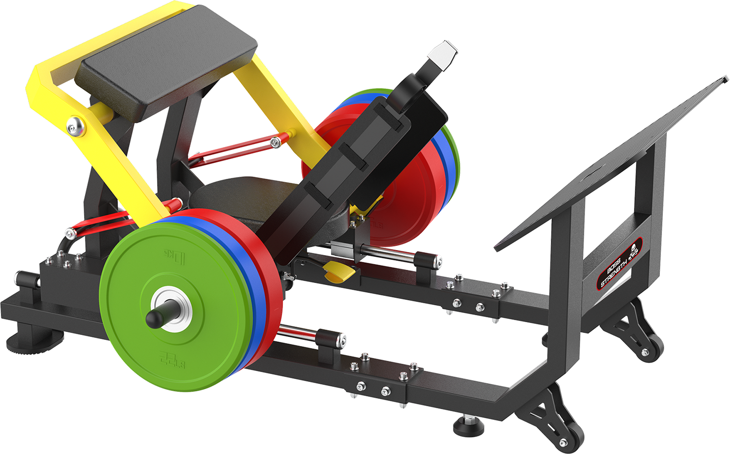BOSS STRENGTH Hip Thrust Modelo B  B "Black Edition"