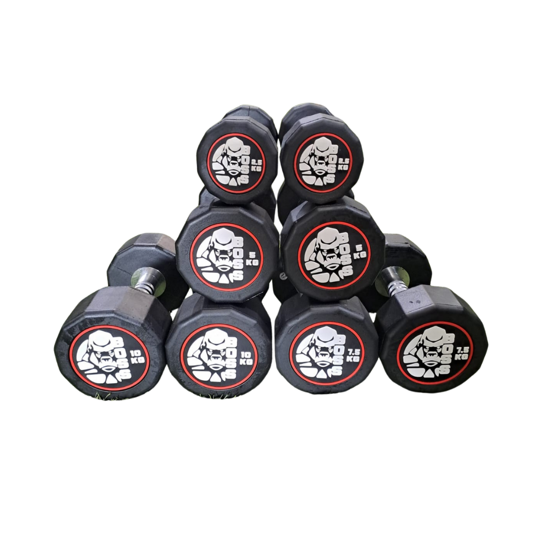BOSS STRENGTH Set Mancuernas 12 Side De 2.5kg A 10kg