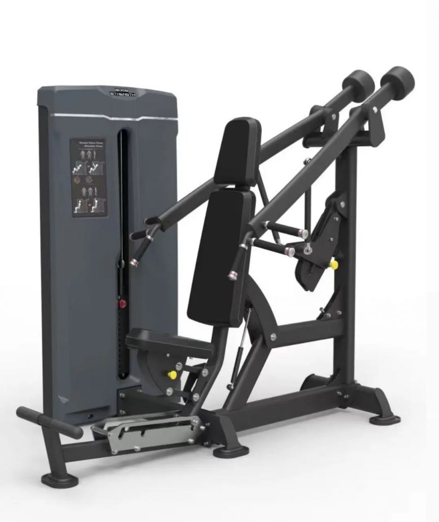 BOSS STRENGTH Multipress Chest Press / Shoulder Press Stack 132kg Silverback