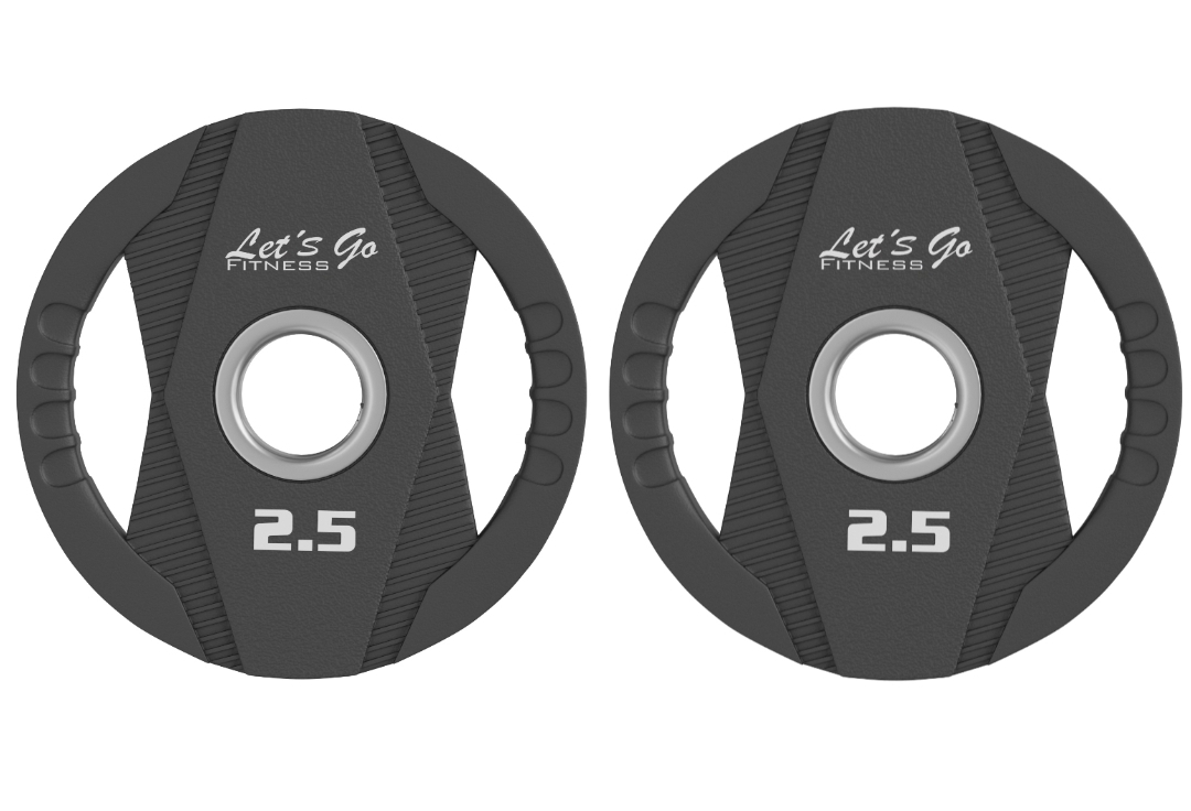 Par Discos Olimpicos Premium Uretano 2.5kg