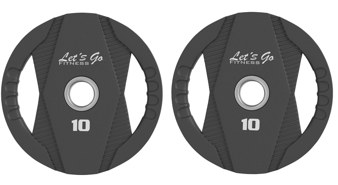 Par Discos Olimpicos Premium Uretano 10kg