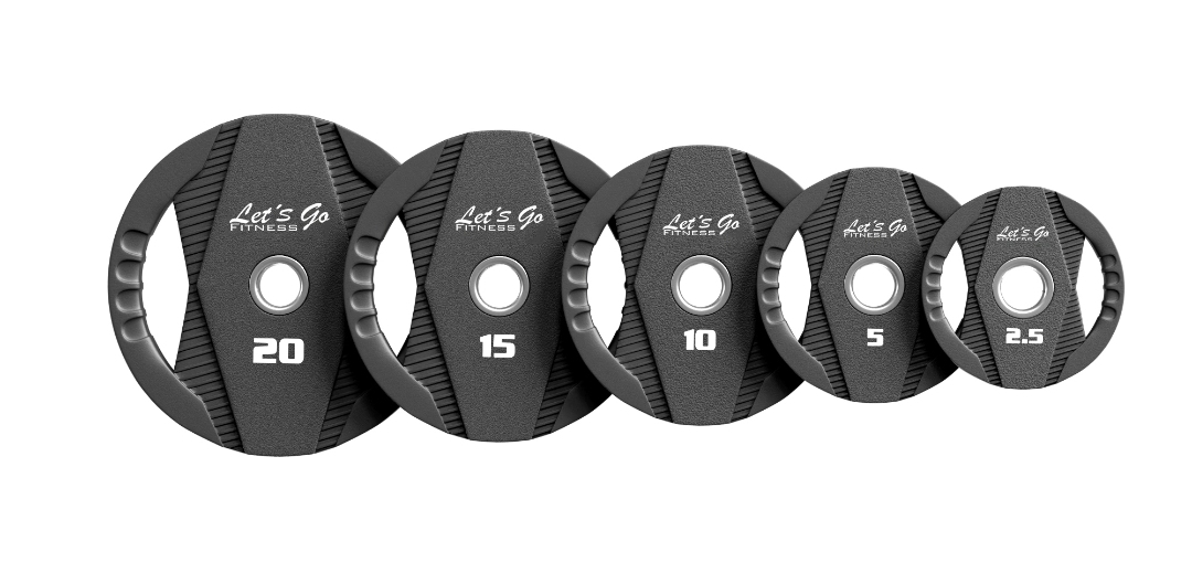 Set Discos Olimpicos Premium Uretano 2.5 -20kg