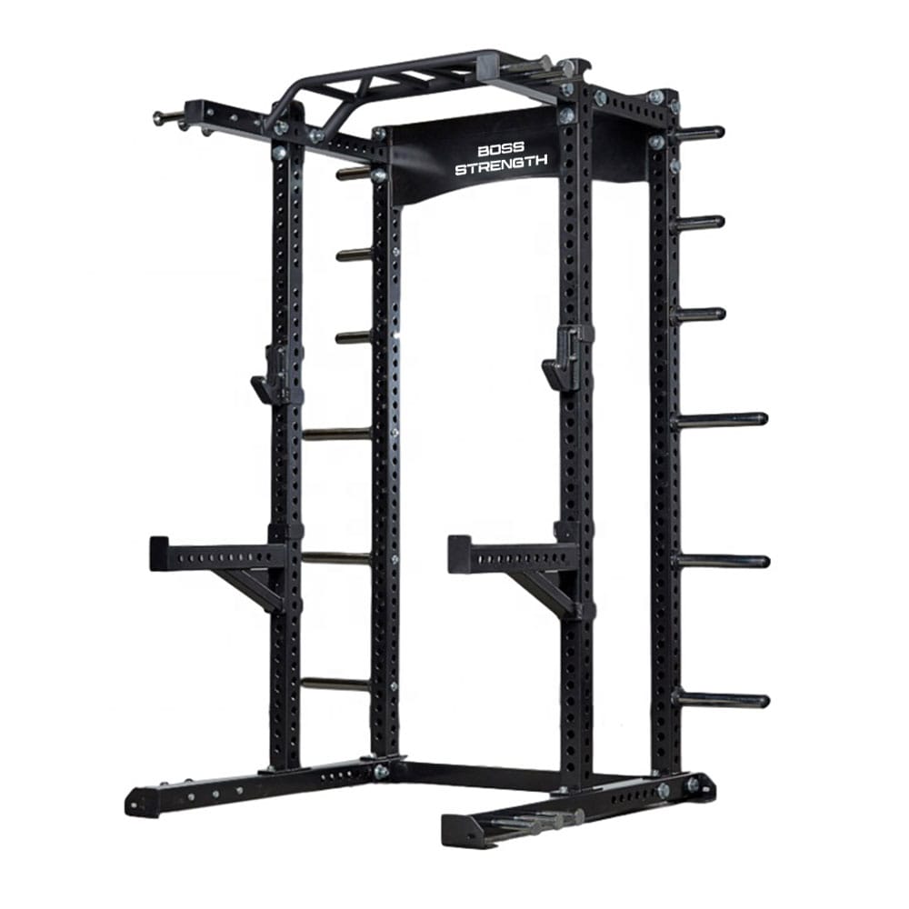 BOSS STRENGTH Preventa Commercial Half Rack Elite