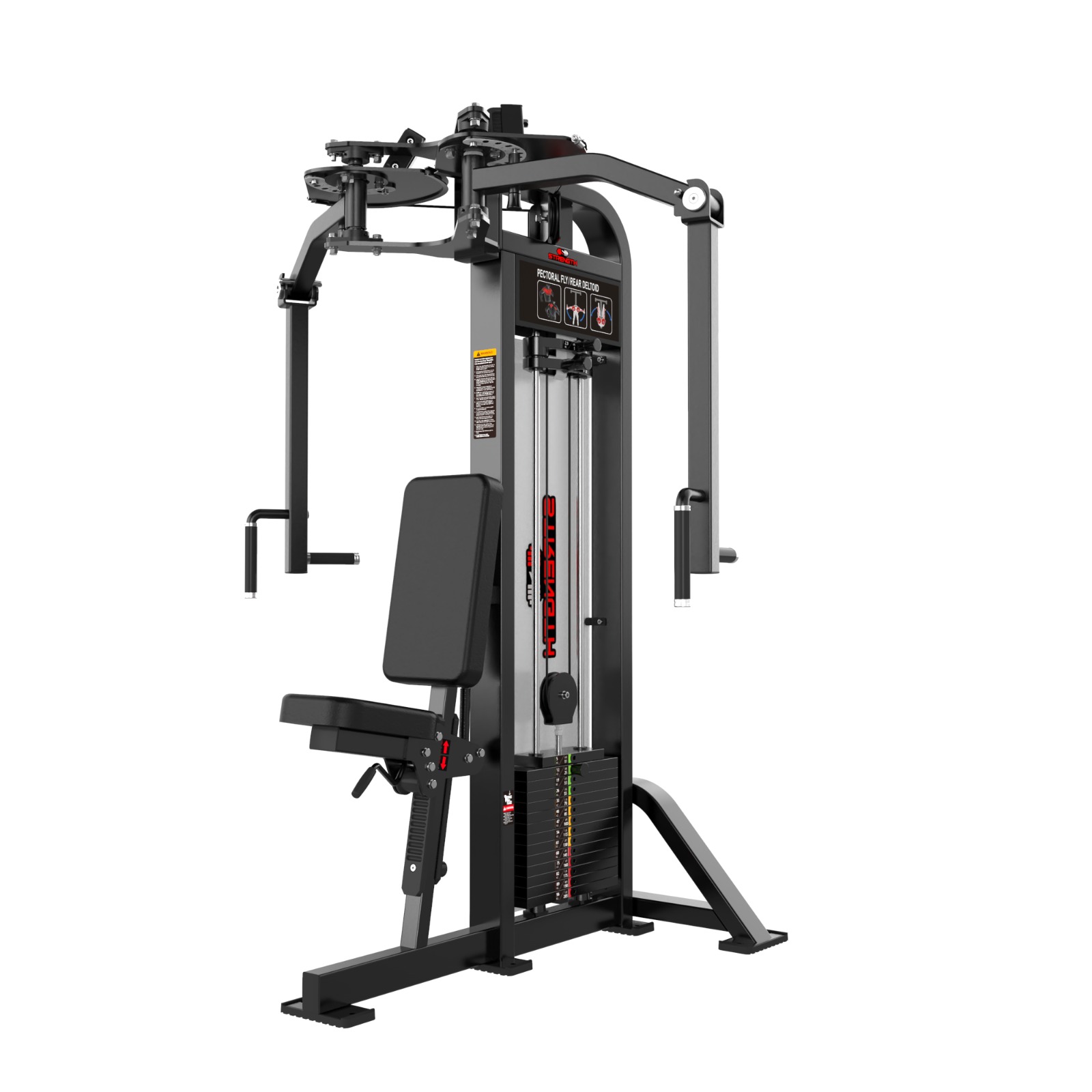 STRENGTH Peck Fly / Rear Delt  St2 Stack 121.6 Kg