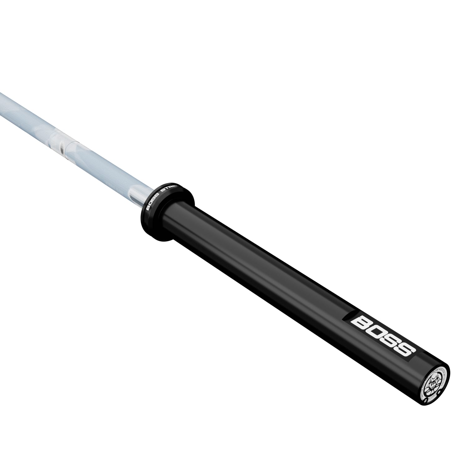 BOSS STRENGTH Barra Olimpica Cerakote Army Grey Camo 1500 Lbs - 8 Rodamientos - Bujes De Bronce - Imagen 2