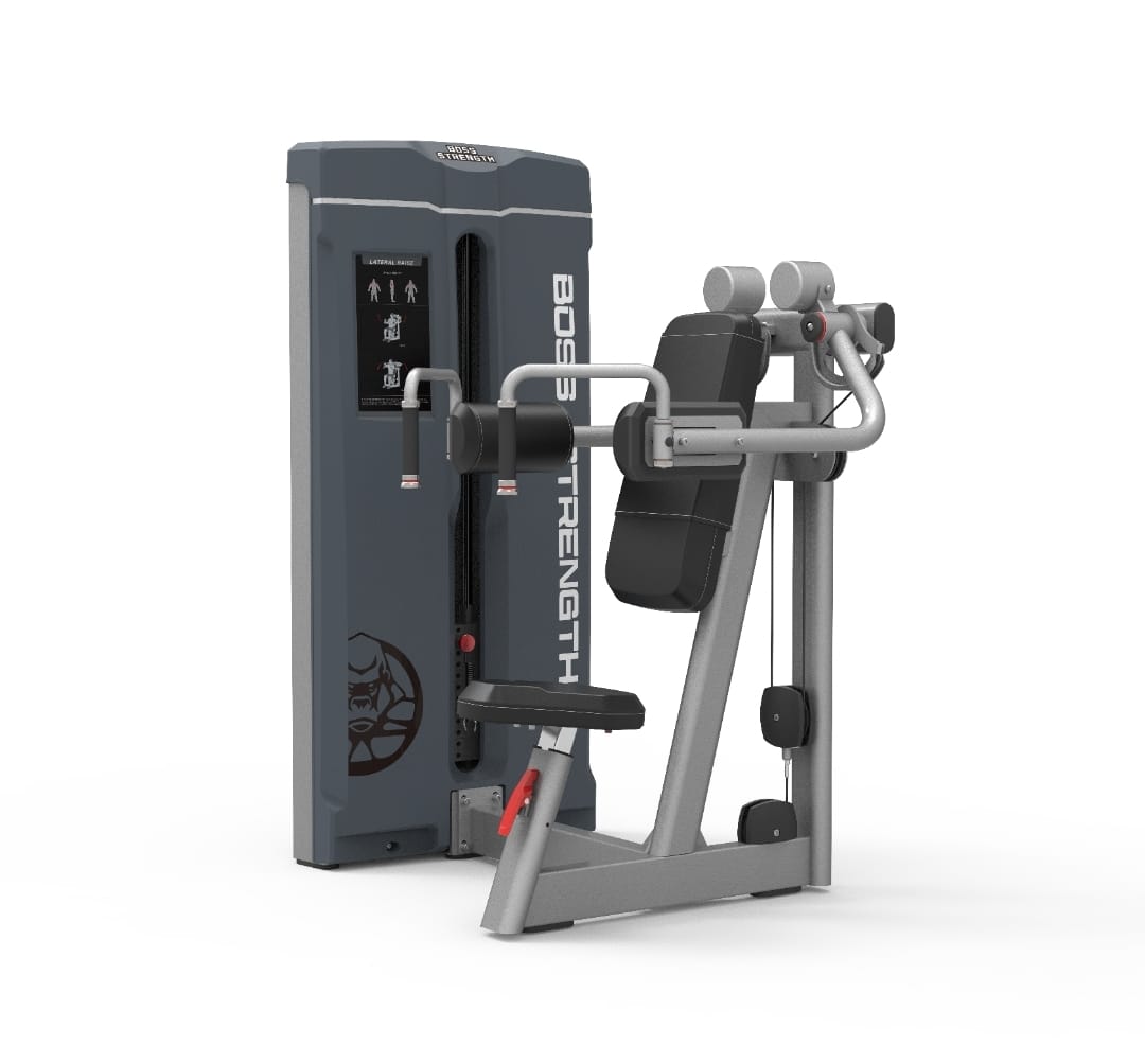 BOSS STRENGTH Lateral Raise Silverback Stack 113 Kg/
