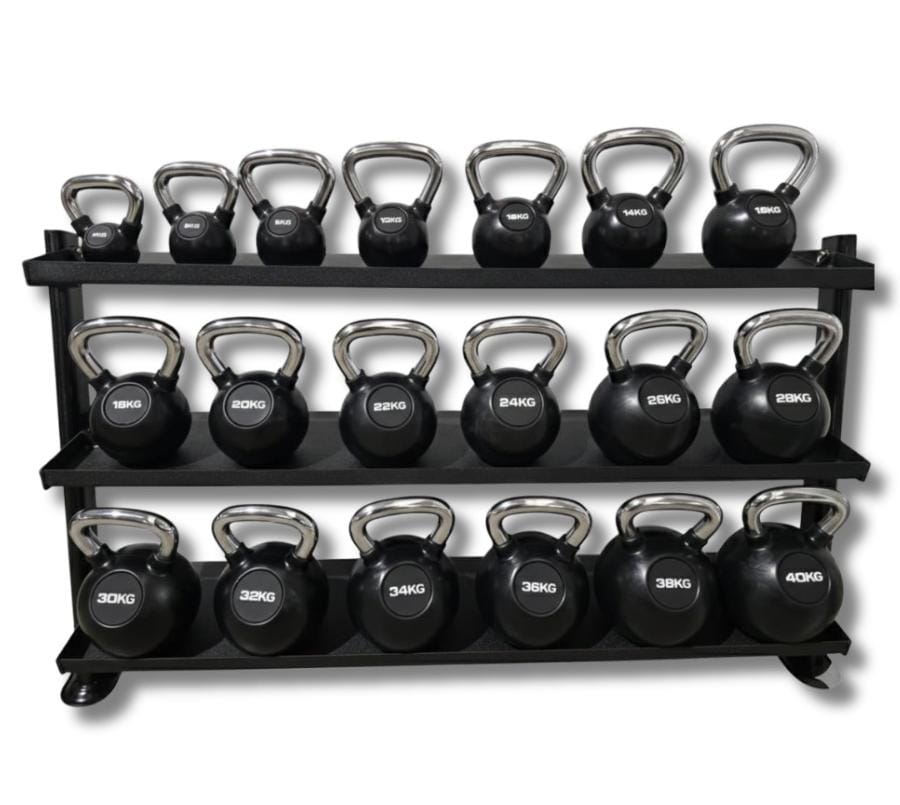 BOSS STRENGTH Set Kettlebell 4-40 kg + RACK