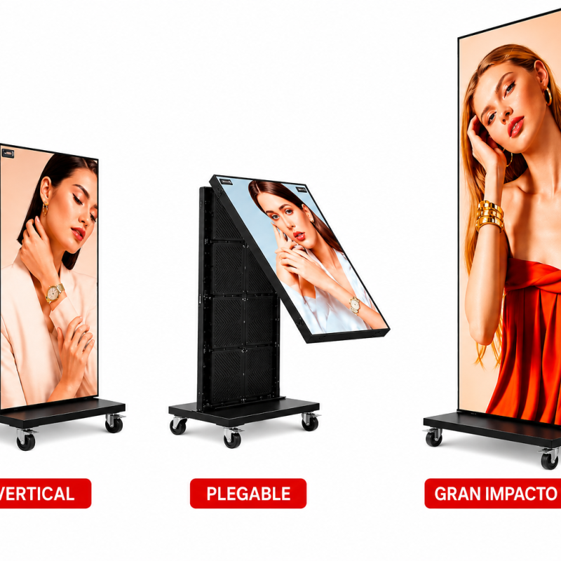 Pendón Pegable LED