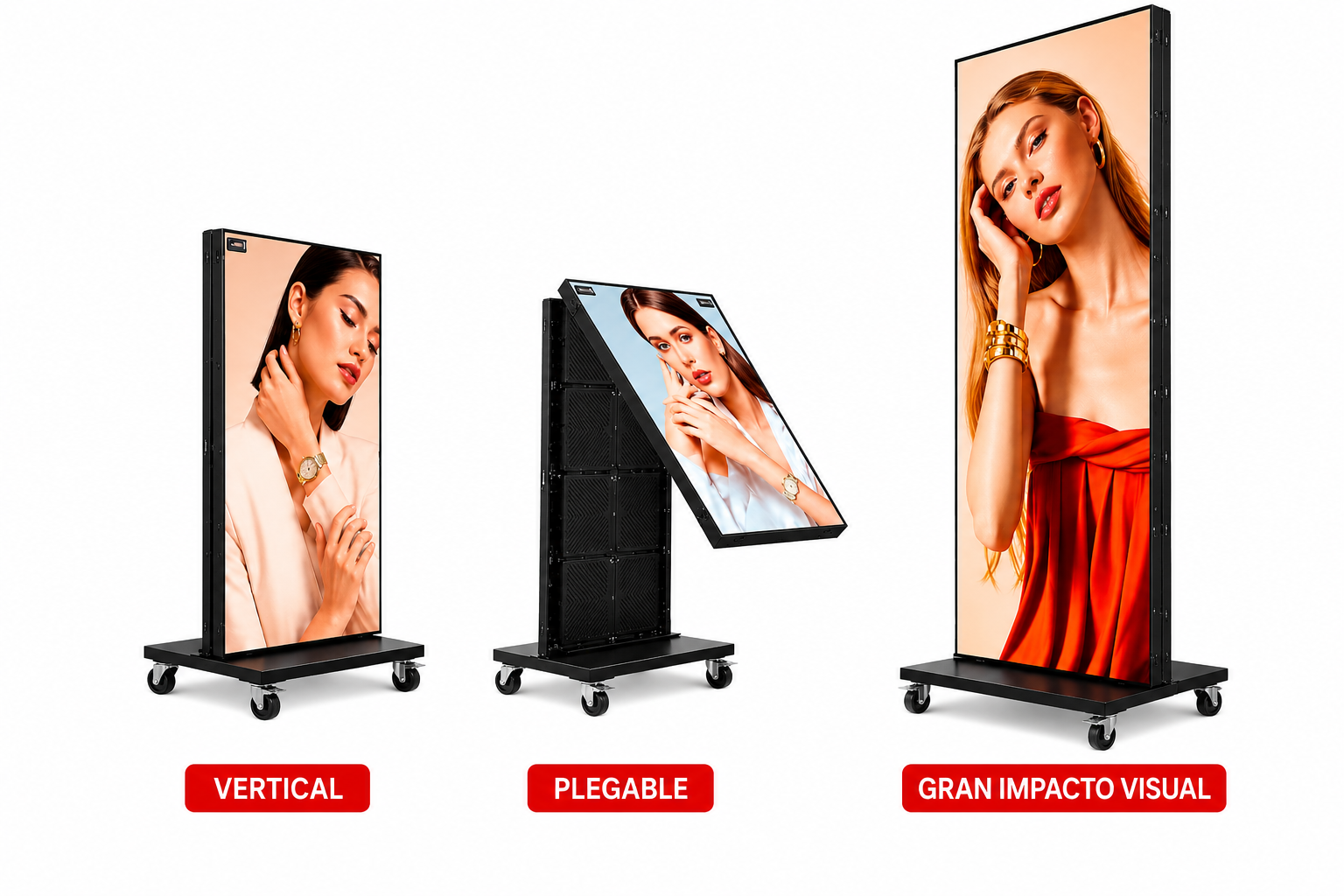 Pendón Pegable LED